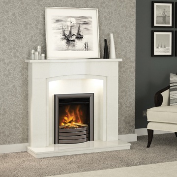Elgin & Hall Pryzm Devotion with 4 Bar Fret 16'' Electric Fire